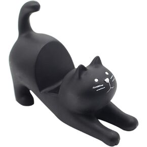Desk Cell Phone Holder Stand Pink Sofa with Cute Cat Kitty for Office Free You Hands Home Ornament