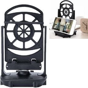 Phone Swing Device Steps Counter Double Mobile Phone Silent Rocker Bearing Brush Step Machine Mobile Phone Holder Cellphone Pedometer, Support Dual Mobile Phones Under 7.2 Inches, Mute, Black