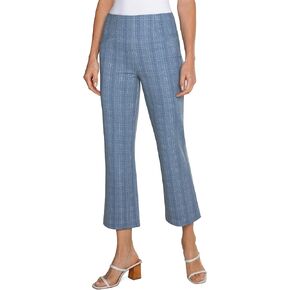 Liverpool Women's Stella Kick Flare Mid-Rise Herringbone Stripe Knit 25" in Kuwait