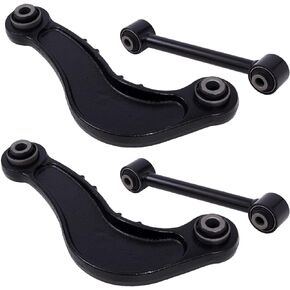 4Pcs Suspension Kit (K642096 K642097 x2) Rear Control Arm/Lateral Arm Fit For 2007-2010 Fo-rd Edge/Li-ncoln MKX [# 7T435B674AA 7T4Z5500A 522-024 524-044]