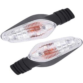 Aramox Turn Light for Ducati Streetfighter 848 1099 Multistrada 1200, Pair of ABS Turn Signal Light Indicator Lamp(Smoky Lens)