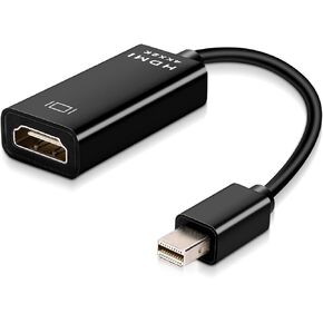 محول UrbanX Mini DisplayPort إلى HDMI لجهاز Mac Pro Mid 2012، متوافق مع أجهزة الكمبيوتر المحمولة وأجهزة العرض وأجهزة التلفزيون