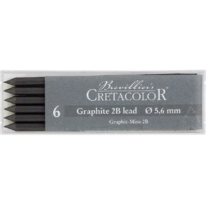 Cretacolor Graphite Lead 2B 6/Pack