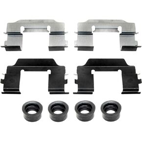 ACDelco Gold 18K1074X طقم أدوات لفرجار الفرامل الخلفية مع مشابك وبطانات