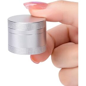 Metal Pill Case for Purse Pocket - Waterproof Pill Container Daily Pill Box Portable Medicine Organizer for Pills/Vitamin/Fish Oil/Supplements, Silver Medium Pill Box