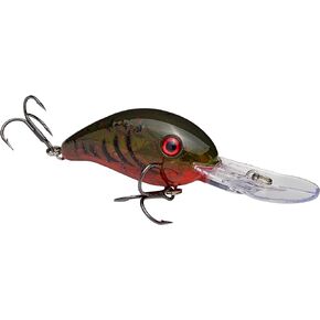 Strike King (HC3XD-468) Promodel Crankbait S3XD Fishing Lure, 468 - Phantom Watermelon Seed Red Craw, 7/16 oz, Lifelike Eyes