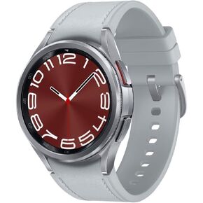 SAMSUNG Galaxy Watch 6 Classic 43mm Stainless-Steel Smartwatch w/Fitness Tracker, Heart Monitor, BIA Sensor, Bluetooth – Silver
