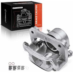 A-Premium Disc Brake Caliper Assembly with Bracket Compatible with Select Suzuki Models - Grand Vitara 1999-2005, Sidekick 1996-1998, XL-7 2002-2004 - Front Right Passenger Side