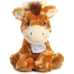 Aurora® Inspirational Precious Moments™ Raffie Giraffe Stuffed Animal - Cherished Memories - Enduring Comfort - Brown 8.5 Inches