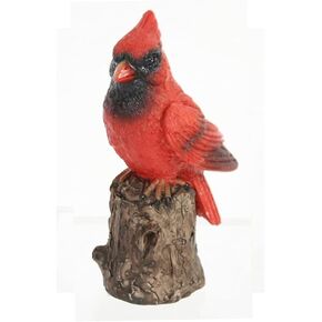 The Bridge Collection Little Cardinal Perched on a Branch Figurine
