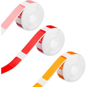Giantree 3 Rolls Label Maker Tape, 12mm x 40mm Thermal Label Printing Paper Household Storage Labels Self-Adhesive Label Tape Compatible with D30 Portable Label Printer Tapes for Office (White)
