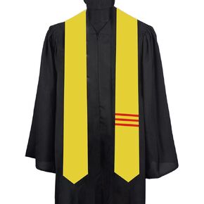 South Vietnam Country flags Graduation Stole scarf Graduation Sash for Study Aboard International Students for decoration gifts