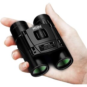 Compact Binoculars, 100x22 Binoculars Low Night Vision Binoculars with BAK4 Prism FMC Lens Easy Focus Binoculars for Bird Watching Outdoor Hunting Travel Sightseeing