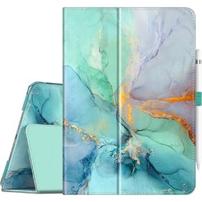 Fintie Folio Case for iPad 9th / 8th / 7th Generation (2021/2020/2019) 10.2 Inch - [Corner Protection] Premium Vegan Leather Stand Back Cover w/Pencil Holder, Auto Sleep/Wake, Black
