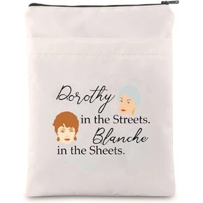 LQRI Funny Golden Girls TV Comedy Book Sleeve TV Play Quote Gift Soul Friend Book Zipper Pouch…