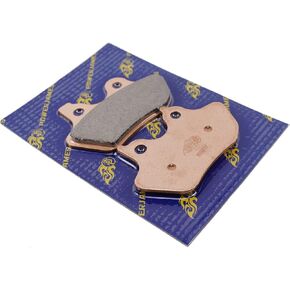 POWERJAEMS Front Rear Sintered Brake Pads for Harley Davidson 00-03 XL 00-05 V-ROD 00-07 Dyna Softail Touring