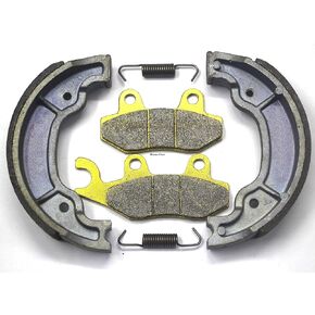 Master Chen Front Brake Pads Rear Brakes Shoes for Yamaha Dirt TTR230 TT-R 230 2005 2006 2007 2008 2009 2010 2011 2012 2013 2014 2015 2016 2017 2018 2019 2020 FA135 527 MC0227
