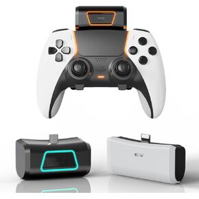 Rechargeable Battery Pack Compatible with PS5 Dualsense/Edge Controller,2000mAh with LED Indicator and USB Type-C Charging Cable