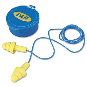 3M E-A-R UltraFit Earplugs 340-4002, Corded, Carrying Case