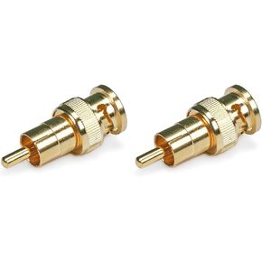 Monoprice BNC Male to RCA Male Adaptor - Gold Plated