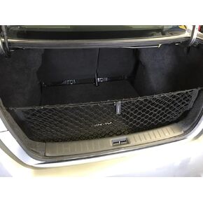 Envelope Style Trunk Cargo Net + Installation Kit for Nissan Sentra 2013 2014 2015 2016 2017 2018 2019