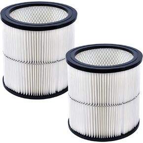 17884 Vacuum Filter compatible with Craftsman 9-17884 17920 17921 17922 17923 17929 17935 17937 Cartridge Shop Vac Filter - 2pcs