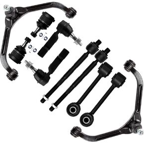SCITOO 10-PC SET Suspension Kit for 2006-2007 For Jeep Liberty - Upper Control Arm Inner Tie Rod End Outer Tie Rod End Sway Bar End Link Lower Ball Joint