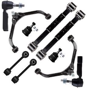 SCITOO 10-PC SET Suspension Kit for 2005-2007 For Jeep Liberty - Upper Lower Control Arm Outer Tie Rod End Sway Bar End Link Lower Ball Joint