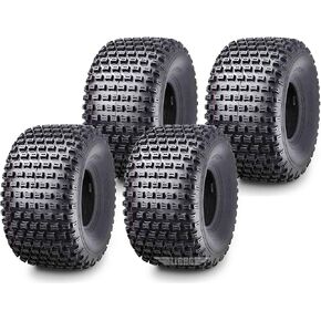 WANDA Full Set ATV tires 22x11-10 4PR fit for 88-00 Kawasaki Mule 1000 2010 2500 2510