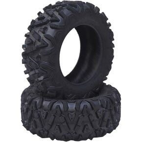 إطارات 26x9-12 ATV/UTV إطارات رملية للطرق الوعرة 26x9-12، عمق مداس لجميع التضاريس 20 مم 26x9x12، 6 PR، مجموعة من إطارين ATV، بدون أنبوب