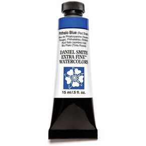 Daniel Smith, Phthalo Blue Red Shade Extra Fine Watercolor 15ml Paint Tube, 0.5 Fl Oz (Pack of 1)