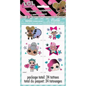 LOL Surprise Tattoos - Pack of 24 | Ultimate Party Favors for Kids - Perfect for Birthday & Themed Celebrations