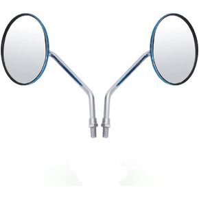 Motoparty Motorcycle Mirrors,Rear View Mirror, M10×1.25, for Honda CB125S CT70 MT125 MT250 XL100 XL125 XL175 XL70 CT125 SL100 SL125 CB CT MT XL SL