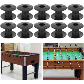 Pissente Table Football Bearing Rods, 10 Pair Table Foosball Bushings Table Football Bearing Rods Foosball Machine Bearings Foosball Table Parts for Foosball Ball