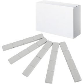 Aain 1oz, Grey, Adhesive Stick on Wheel Weights, EasyPeel Type. Cars, Trucks, SUVs, Motorcycles, Low Profile, 36 Strips/Box,144pcs