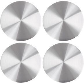 X AUTOHAUX 4pcs 65mm Silver Tone Car Universal Wheel Center Hub Caps Emblem Badge Decal Sticker