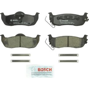 BOSCH BC1041 QuietCast Premium Ceramic Disc Brake Pad Set - Compatible With Select Infiniti QX56; Jeep Commander, Grand Cherokee; Nissan Armada, Titan; REAR