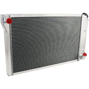 4 Row Aluminum Radiator Replacement for 1977-1982 Chevy Corvette C3 350 305 5.7L/5.0L V8 1978 1979 1980 1981