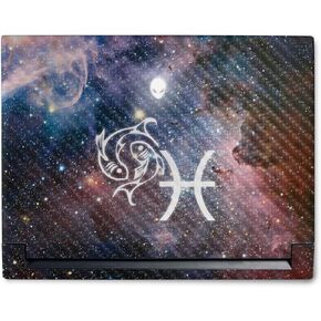 MightySkins Carbon Fiber Skin Compatible with Alienware M18 R1 (2023) Full Wrap Kit - Pisces | Protective, Durable Textured Carbon Fiber Finish | Easy to Apply & Change Styles | Made in The USA