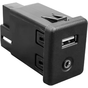 USB Port AUX Input Adapter Fit for Buick Verano 2016-2019 Envision 2015-2021 Regal 2009-2017 Chevrolet Malibu 2012-2018 Some Models, USB Interface Socket Jack Replace 13599456