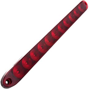 cciyu Car Marker Light 1 Pack Red 15" 11LED Stop Brake Turn Tail Submersible Light Bar Replacement fit for Truck Trailer RV Car
