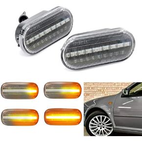 Led Dynamic Side Marker Turn Signal Light Sequential Blinker Light For Volkswagen VW Bora Golf 3 4 Lupo Passat 3BG Polo Sharan Vento 1994-2005 2 pack