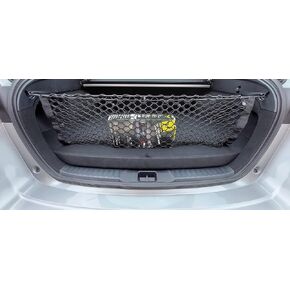 Envelope Style Automotive Elastic Trunk Mesh Cargo Net for Toyota Prius Prime 2019-2022 - Premium Trunk Organizer and Storage - Luggage Net for Hatchback - Car Organizer for Toyota Prius Prime