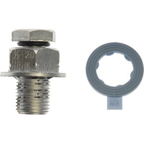 Dorman 090-035.1 Oil Drain Plug Piggyback 1/2-20 S.O., Head Size 3/4 In.