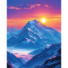 shinefly Paint by Numbers Kit Acrylic Easy Paint by Numbers for Adults Beginner Gift Home Wall Decor 16" W x 20" L, Champagne Rose in Kuwait