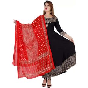 kurta for women with dupatta party wear traditional Indian Designer Anarkali Kurti