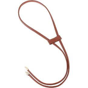 uxcell PU Leather Drawstring, 85.5cm/33.7" Detachable Pull String Purse Strap Bunches Pocket Accessories for Bucket Bag Shoulder Bag (Brown)