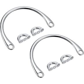 uxcell Semicircle Handbag Handle Frame, 2Pcs 4.8" Metal Purse Handles Clutch Bag Handles Replacement for Purse Making DIY, Gold