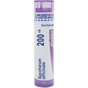 Boiron Saccharum Officinale 200Ck Md 80 Pellets for Nervous Agitation in Children After overindulgence