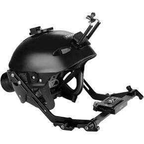 PROAIM Surfer Helmet Rig for DSLR Camera/Smartphone. for Film & Photography. Head Size Range: 22 to 24.4". Offers Payload up to 1.4kg / 3.08lb. (P-CSHR-01)